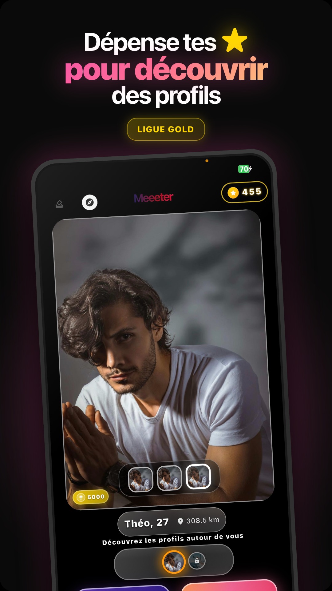 Découverte de profils Meeeter